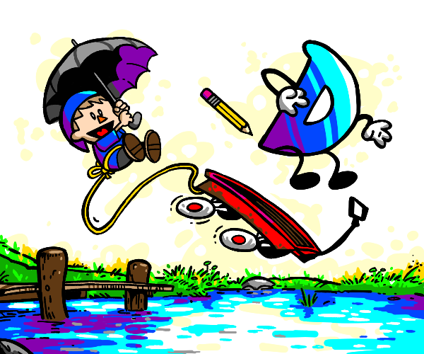 Jimison31's tweet photo. #Drawception in the style of #CalvinandHobbes https://t.co/MbTIXMqmAO