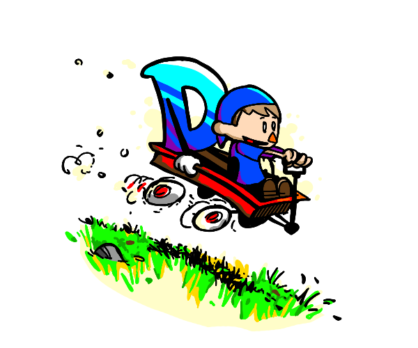Jimison31's tweet photo. #Drawception in the style of #CalvinandHobbes https://t.co/MbTIXMqmAO