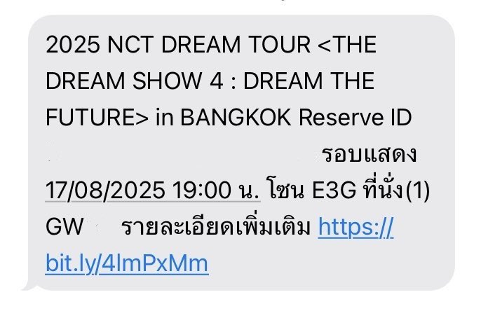 htcnwoo's tweet photo. wts ขายบัตรรอบ membership 

รอบวันอาทิตย์ 17/08
Zone E3G  Seat GW 

ปล่อย 2,500 บาท
นัดรับตามแนวbtsได้ค่ะ

#THEDREAMSHOW4_in_BKK #THEDREAMSHOW4 #THEDREAMSHOW4_in_bangkok https://t.co/Mm1RtlWGCl