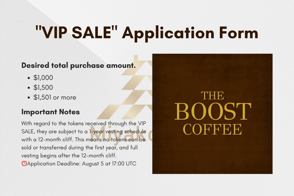 🔔VIPセール審査合格の皆様へ
✅Xにてご連絡をしています
- 応募者数: 66名
- 合格者数: 40名
ご応募をいただきましたすべての皆様に、深く御礼申し上げます。
💎ラストセールは8月21日
記事のご一読とスペース録音をお聞き下さい🙏
x.com/Goemon_CLOSEPA…