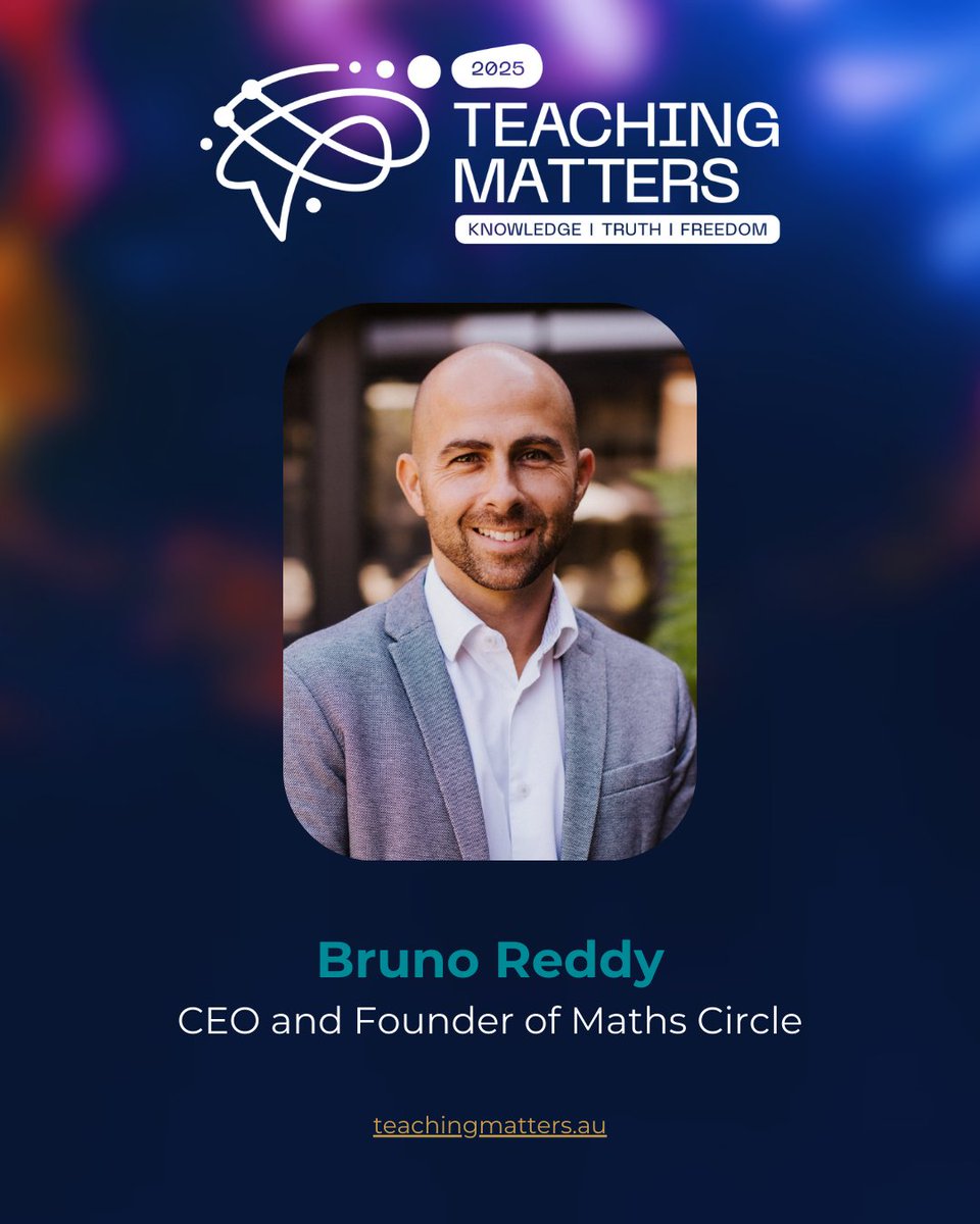 We are thrilled to promote another of our international speakers of the 2025 Teaching Matters Summit, <a href="/BrunoReddyMaths/">Bruno Reddy OBE</a>. Tickets are selling fast. 

Get yours today via 👉brnw.ch/21wUS0a

#TeachingMattersSummit2025 #Education #Conference #CatholicEducation #BrunoReddy