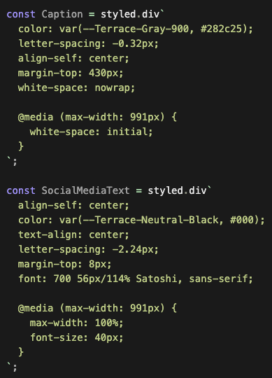 I will literally quit a job if they ever use styled components
