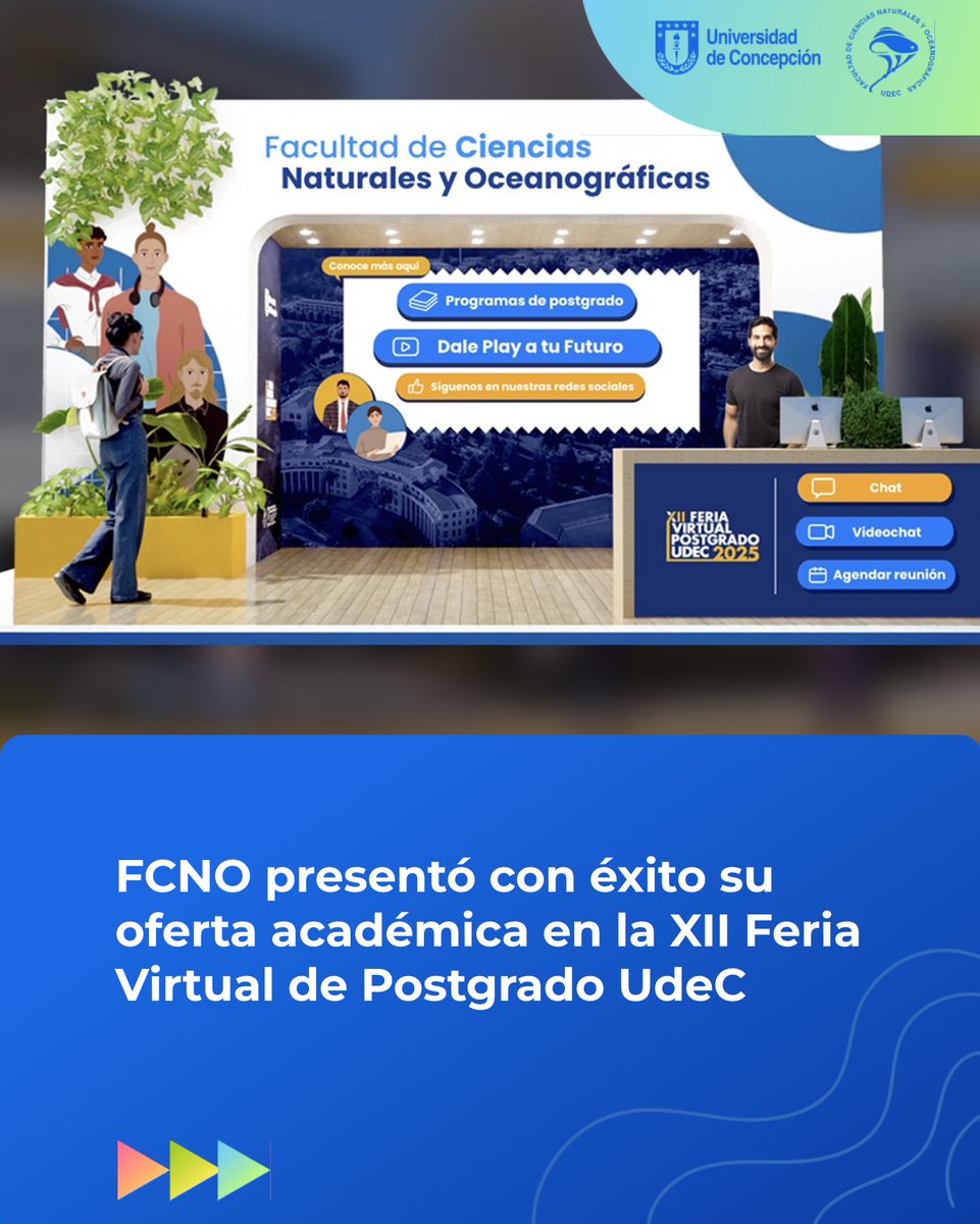 NaturaUdec's tweet photo. La FCNO tuvo una destacada participación en la XII Feria Virtual de #PostgradoUdeC, presentando sus 7 programas de excelencia.
¡La #Admisión2026 ya está abierta para 4 de nuestros programas! Conoce las fechas y contactos aquí: https://t.co/E4vDDeu6dZ https://t.co/zy4f6ivC8w