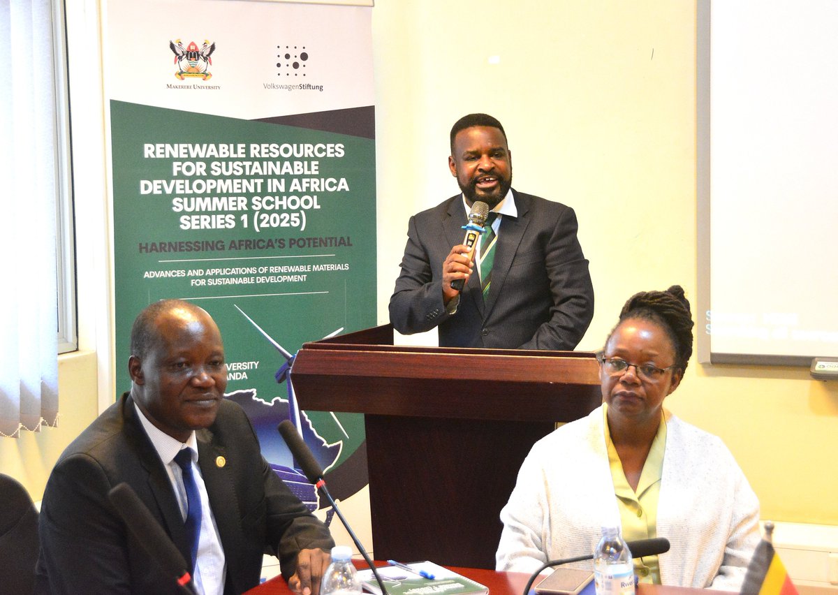 Makerere University CEDAT (@makcedat) on Twitter photo Tackling Africa’s energy & environmental challenges calls for bold research and lasting innovation,” said Prof. Robert Wamala at the closure of the ReSus Summer School. <a href="/Makerere/">Makerere University</a>. Let’s turn knowledge into impact and keep the momentum alive! Details: shorturl.at/5KJ48 Tackling Africa’s energy & environmental challenges calls for bold research and lasting innovation,” said Prof. Robert Wamala at the closure of the ReSus Summer School. <a href="/Makerere/">Makerere University</a>. Let’s turn knowledge into impact and keep the momentum alive! Details: shorturl.at/5KJ48