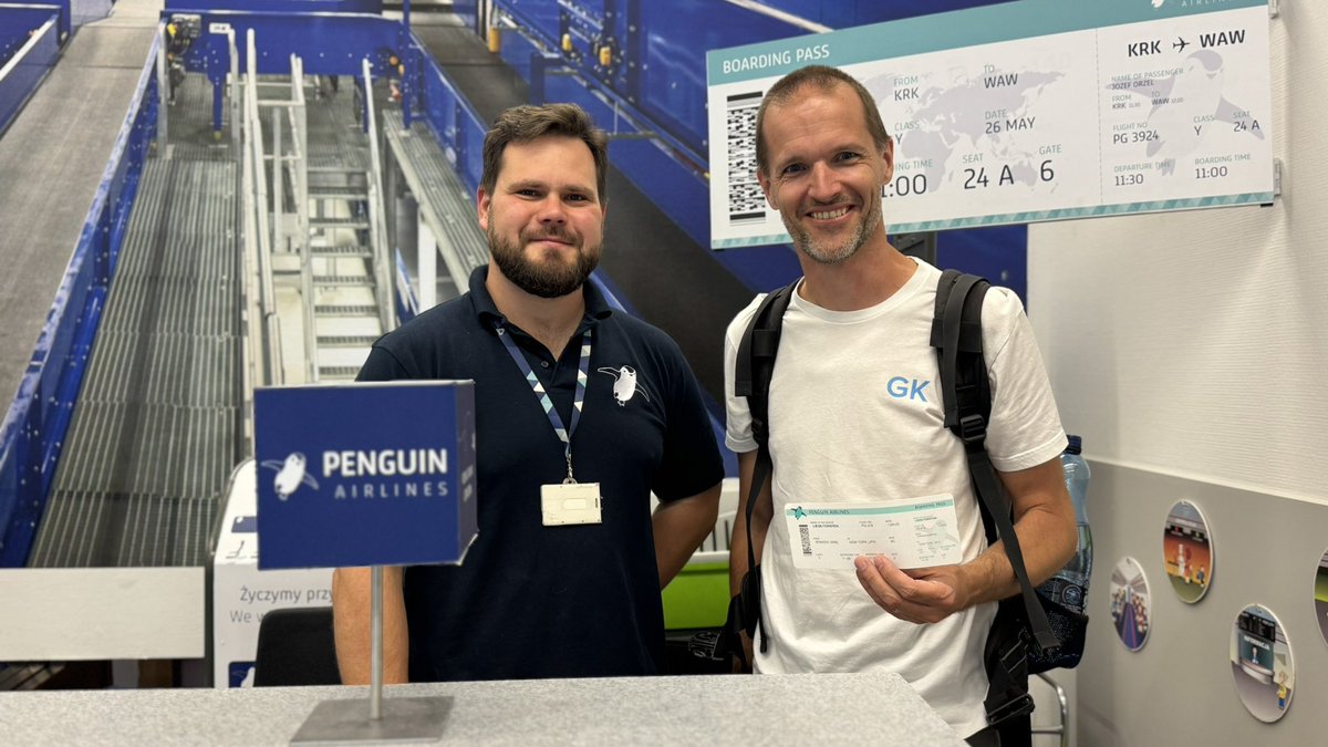 We would like to say a huge thank you the staff at the Krakow Aviation Education Center for showing us around their center yesterday. We feel very proud to contribute to this amazing initiative of the Krakow Airport to bring education about all facets of aviation to kids of all