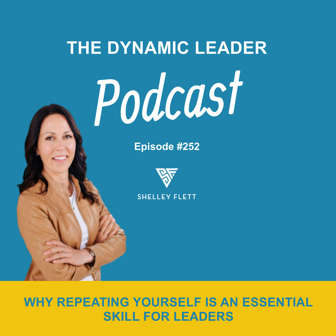 🎙️🎙️THE DYNAMIC LEADER PODCAST - Episode #252. Why Repeating Yourself is an Essential Skill for Leaders. Learn to be comfortable with the fact that real progress takes patience.
open.spotify.com/episode/3JYInI…

#leadership #repetition #professionaldevelopment #dynamicleadership