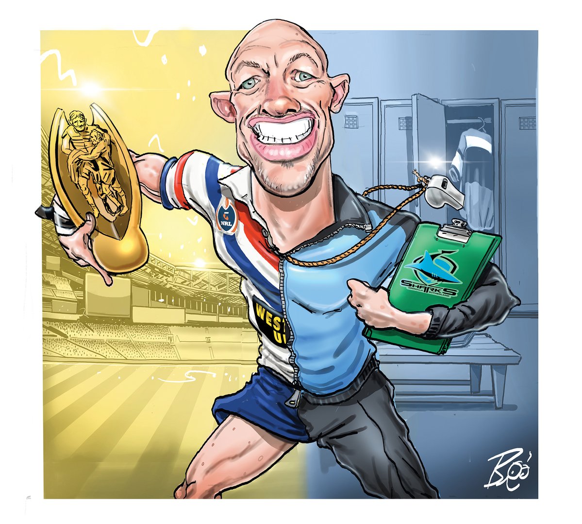 Scott Bailey (@boobaileytele) on Twitter photo Better player, or a better coach? <a href="/MCarayannis/">Michael Carayannis</a> & <a href="/brentread_7/">Brent Read</a> pose the question with the 17 men currently in charge at #nrl clubs. If Craig Fitzgibbon matches his deeds on the playing field, the Sharks are headed for some premierships. My art for <a href="/telegraph_sport/">Telegraph Sport</a> feature Better player, or a better coach? <a href="/MCarayannis/">Michael Carayannis</a> & <a href="/brentread_7/">Brent Read</a> pose the question with the 17 men currently in charge at #nrl clubs. If Craig Fitzgibbon matches his deeds on the playing field, the Sharks are headed for some premierships. My art for <a href="/telegraph_sport/">Telegraph Sport</a> feature