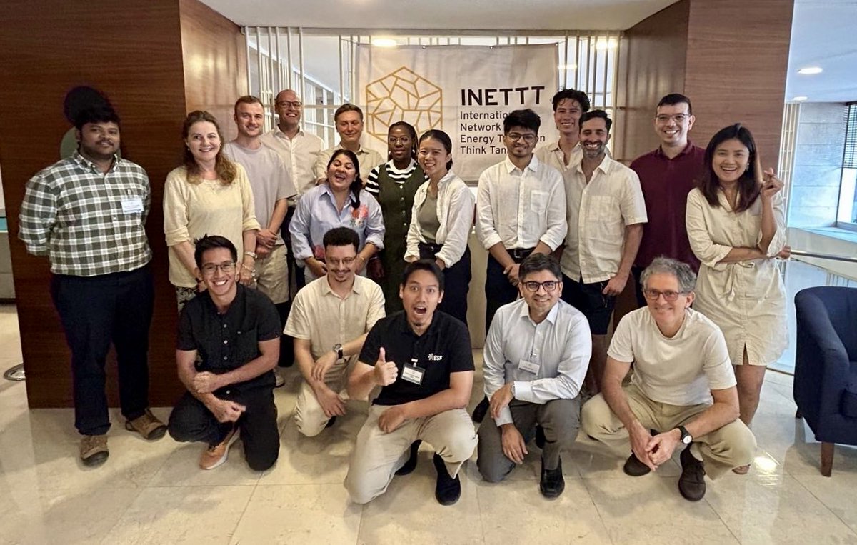 TheINETTT's tweet image. 🌍 Last month our members met in Istanbul for a renewables &amp;amp; #energytransition training, exploring:
🔹Energy systems, market basics
🔹Price impacts, support schemes
🔹#Sectorcoupling 
🔹Equity

We shared lessons to support a #JustTransition that’s policy-ready &amp;amp; socially fair 👏