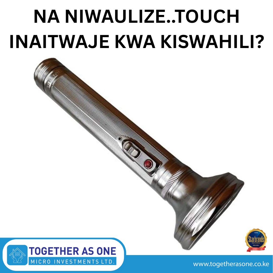 NA NIWAULIZE..TOUCH INAITWAJE KWA KISWAHILI? 
Hanifa
#InternationalYouthDay 
Aoko
on your side
Nigeria