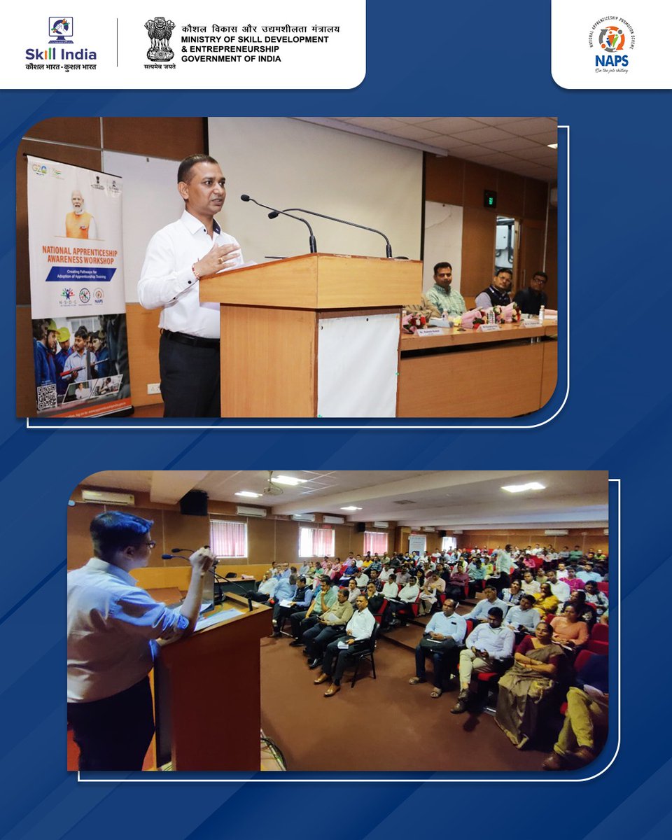 The National Apprenticeship Awareness Workshop at GEZIA, Gandhinagar, marked a key step in bridging the gap between classrooms and careers. Jointly organised by the Regional Directorate of Skill Development and Entrepreneurship (RDSDE), Gujarat and the National Skill Development