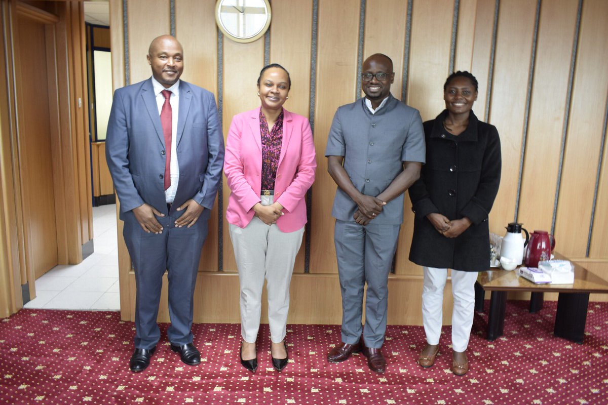 _shakenya's tweet photo. Yesterday, CHAK leaders Dr Chrisostim Barasa and Dr Peter Rumunyu met SHA CEO Dr Mercy Mwangangi at SHA HQ, Nairobi. They discussed advancing Primary Health Care financing, accelerating digitisation in member facilities, &amp; strengthening emergency response systems. https://t.co/AeX81WxXln