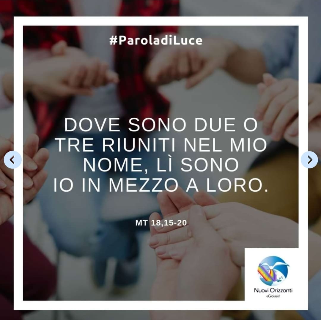Grazie Signore perché non ti scandalizzi del nostro peccato,
perché tu vuoi stare in mezzo a noi quando noi stiamo insieme nel Tuo nome Gesù e non
nel nome del divisore che genera pettegolezzi, rancore, maldicenza, risentimento. Amen🙏🏻
Buona giornata ✨️⛪️🙏🏻🩵❤️❤️‍🔥😇