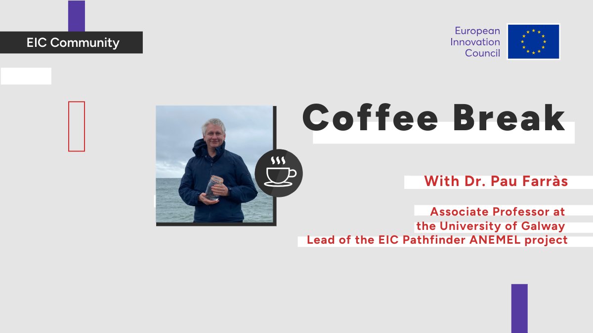 European Innovation Council (@eueic) on Twitter photo 🌿Can we turn ‘dirty’ water into clean hydrogen?
Check our #EUeic Coffee Break with Pau Farràs of <a href="/uniofgalway/">Ollscoil na Gaillimhe | University of Galway</a>’s <a href="/anemel_eu/">ANEMEL</a>, an EIC Pathfinder project pushing the frontiers of green #hydrogen using low-cost, non-critical materials & low-grade water.
👉tinyurl.com/yhetkjjw 🌿Can we turn ‘dirty’ water into clean hydrogen?
Check our #EUeic Coffee Break with Pau Farràs of <a href="/uniofgalway/">Ollscoil na Gaillimhe | University of Galway</a>’s <a href="/anemel_eu/">ANEMEL</a>, an EIC Pathfinder project pushing the frontiers of green #hydrogen using low-cost, non-critical materials & low-grade water.
👉tinyurl.com/yhetkjjw