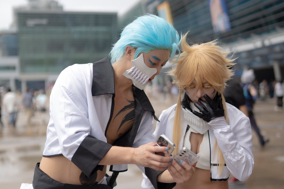 에스파다 작전회의 중 … 📑

#Grimmjow : <a href="/chajjun_/">궁매</a> 
📷 : <a href="/keepclearpz/">멕코 📷</a> 

#Harribel #BLEACH #espada 
#ブリーチ #cosplay #코스어