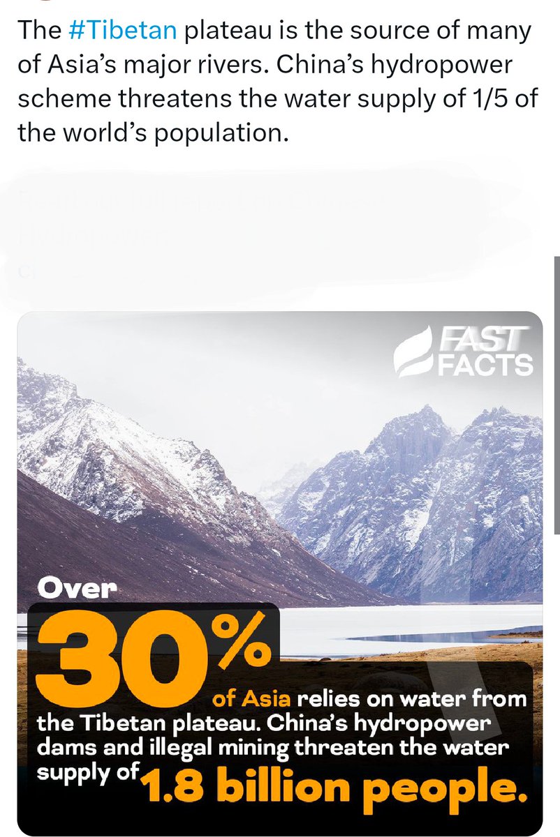 #Tibetan་མཐོ་སྒང་ནི་ཡ་གླིང་གི་ཆུ་བོ་གཙོ་བོ་མང་པོའི་འབྱུང་ཁུངས་ཡིན། ཀྲུང་གོའི་ཆུ་གློག་འཆར་གཞིས་འཛམ་གླིང་གི་མི་གྲངས་15ཡི་ཆུ་མཁོ་འདོན་ལ་འཇིགས་སྣང་སྐུལ་བཞིན་ཡོད།
<a href="/jenniferzeng97/">Inconvenient Truths by Jennifer Zeng</a> <a href="/KojiKawagu18292/">Koji Kawaguchi</a> <a href="/mike877711/">མཐོ་སྒང་གི་འབྲོག་ཕྲུག（互Fo互Zan）</a> <a href="/NikkiHaley/">Nikki Haley</a> <a href="/PemaKhanduBJP/">Pema Khandu པདྨ་མཁའ་འགྲོ་།</a> <a href="/SujeetKOfficial/">Sujeet Kumar 🇮🇳</a> 
#TibetanPlateau #hydropower