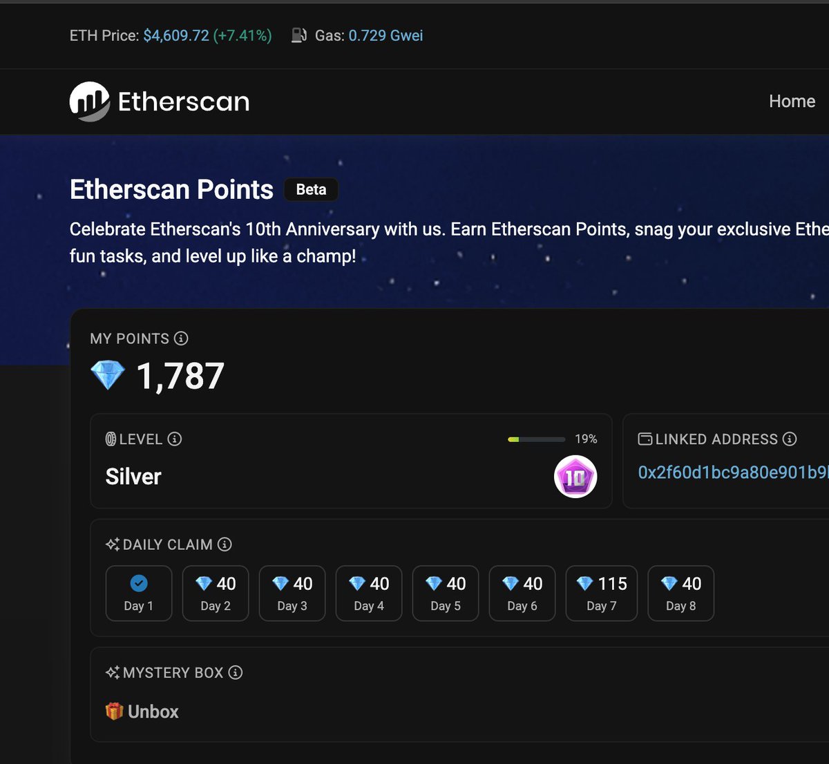 This year marks <a href="/etherscan/">etherscan.eth</a> 's 10th anniversary 🎉
It’s been an incredible decade of exploring and transacting on Ethereum 🚀
Here’s to the next 10 years of decentralization!
#10YearsOfEtherscan