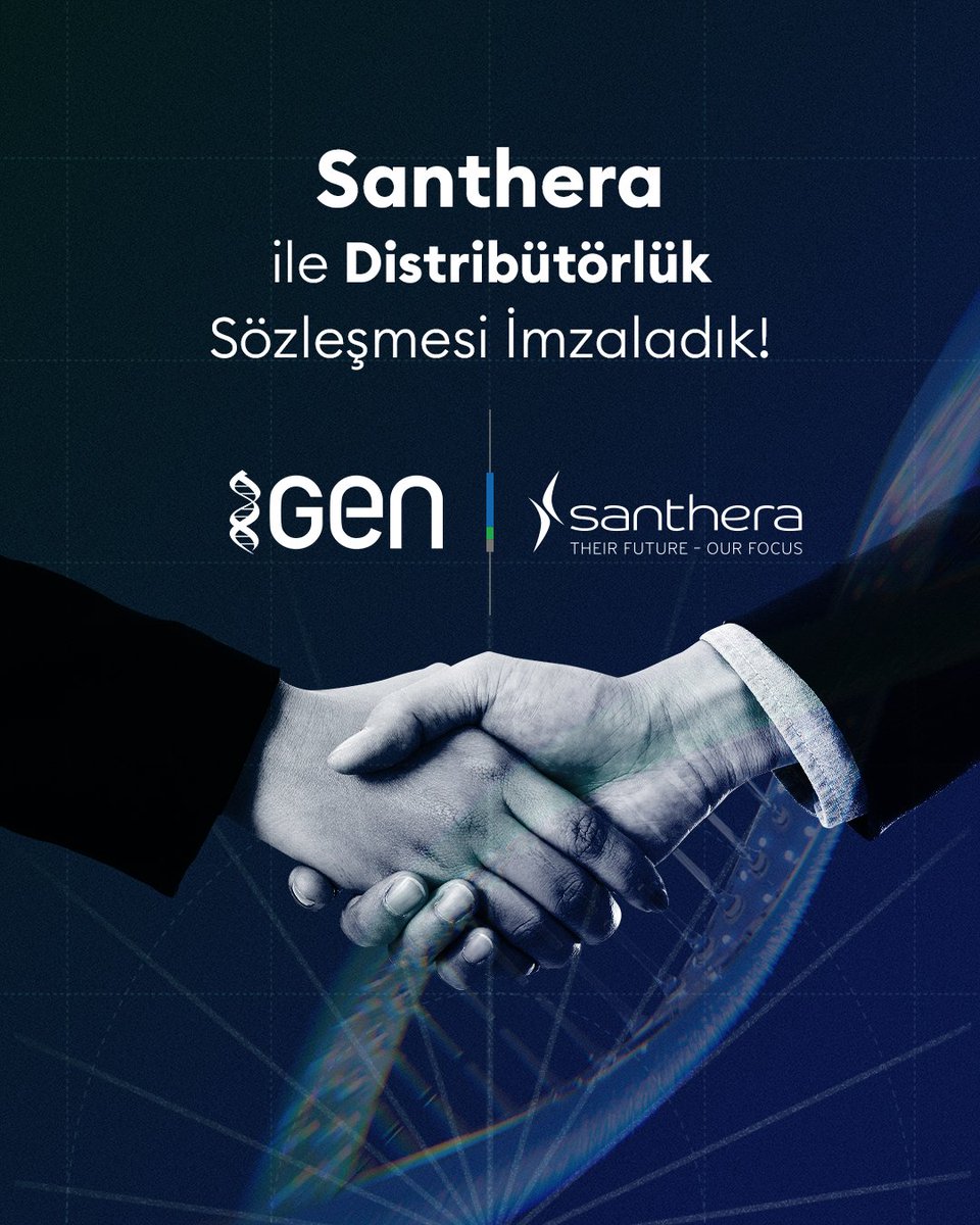 GEN olarak, Santhera Pharmaceuticals ile münhasır distribütörlük anlaşması imzaladık.

Sözleşmenin hakkında daha fazla bilgi almak için;
genilac.com.tr/2025/08/13/gen…
