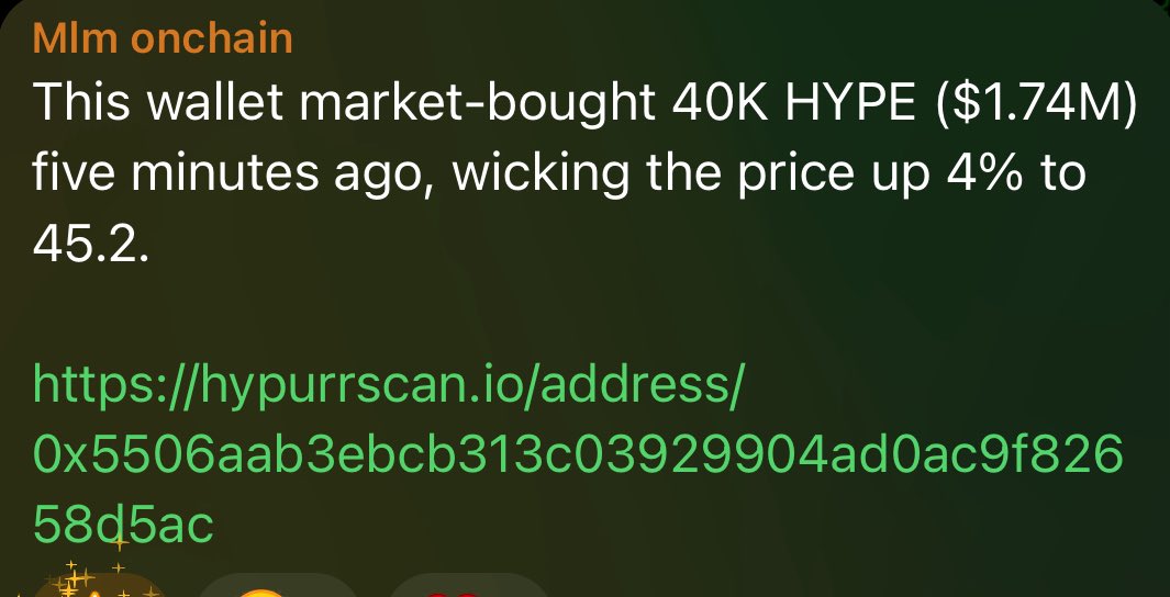 Just fatfinger that $HYPE Buy Button