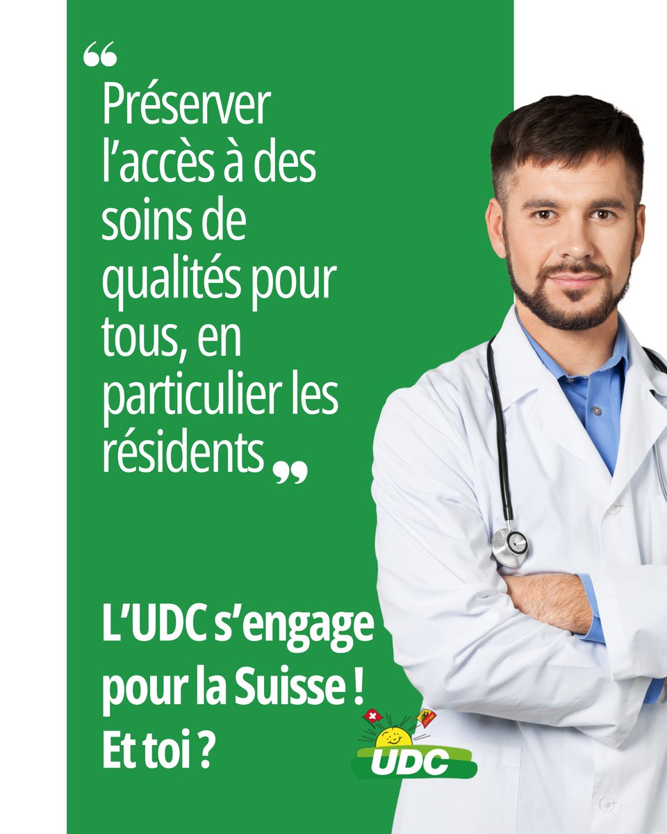 En optimisant la gestion des hôpitaux et en réduisant les abus, nous protégeons notre système de santé pour qu’il reste efficace et accessible.
L’UDC s’engage pour la Suisse, et toi ?
#UDCGe #RejoinsNous