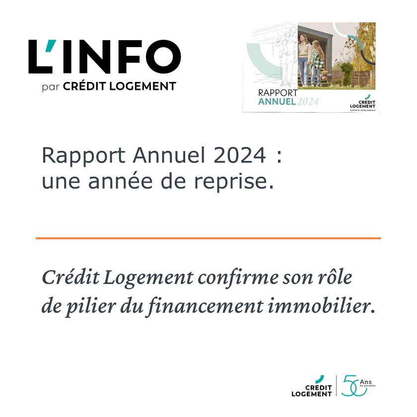 📘 Rapport Annuel 2024 : #creditlogement au cœur de la reprise.

Les principales tendances du marché immobilier en 2024 ont-elles permis à Crédit Logement de rebondir dans un contexte économique incertain ?

🔔 bit.ly/48VrPQO

#rapportannuel #creditimmobilier