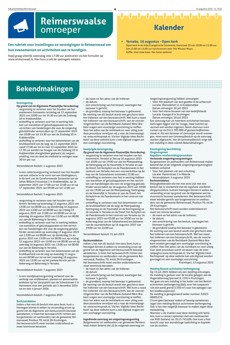 Gemeente Reimerswaal (@gem_reimerswaal) on Twitter photo 📰Nieuws en 📣bekendmakingen van deze week in 🗞Reimerswaal Informatie #reimerswaalvandaag 📰Nieuws en 📣bekendmakingen van deze week in 🗞Reimerswaal Informatie #reimerswaalvandaag