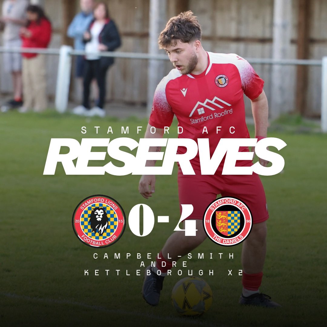 🚀 A great start to the 25/26 season for our reserves side as they ran out 4-0 winners against Stamford Lions last night, making it back to back wins.

Keep that momentum going 💪🏼