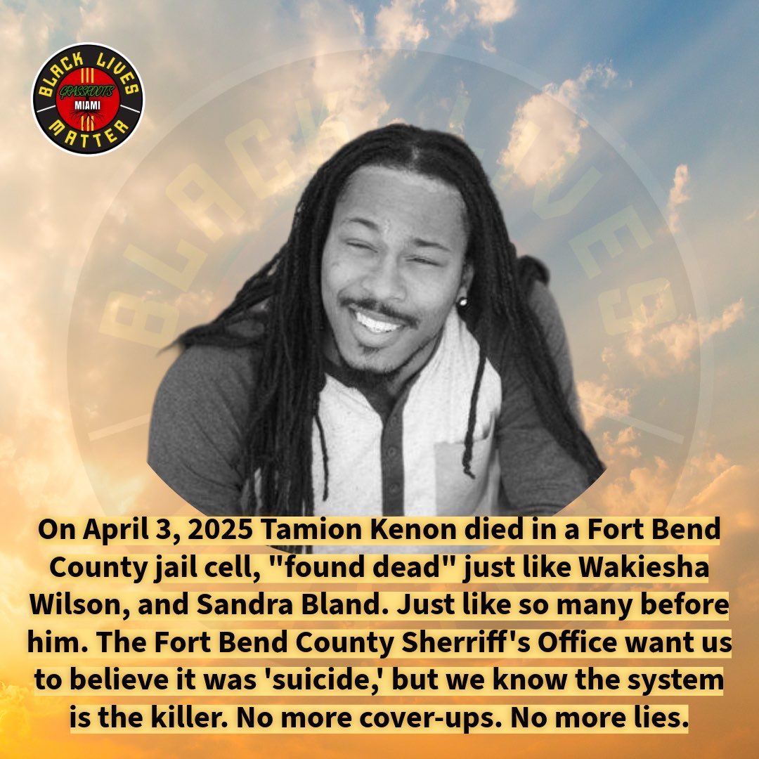 Pink ice (@pinkice07648820) on Twitter photo <a href="/FortBendCounty/">Fort Bend County</a> Should be ashamed for smearing #Tamions name 🤬 #Tamion was not homeless. #TamionKenon suffered from #mentalillness #Tamion was not a criminal. #Tamion needed to be in the hospital 😓 not a isolated jail cell 😤 #WhoKilledTamion #Justice4Tamion #BlackLivesMatterGR <a href="/FortBendCounty/">Fort Bend County</a> Should be ashamed for smearing #Tamions name 🤬 #Tamion was not homeless. #TamionKenon suffered from #mentalillness #Tamion was not a criminal. #Tamion needed to be in the hospital 😓 not a isolated jail cell 😤 #WhoKilledTamion #Justice4Tamion #BlackLivesMatterGR