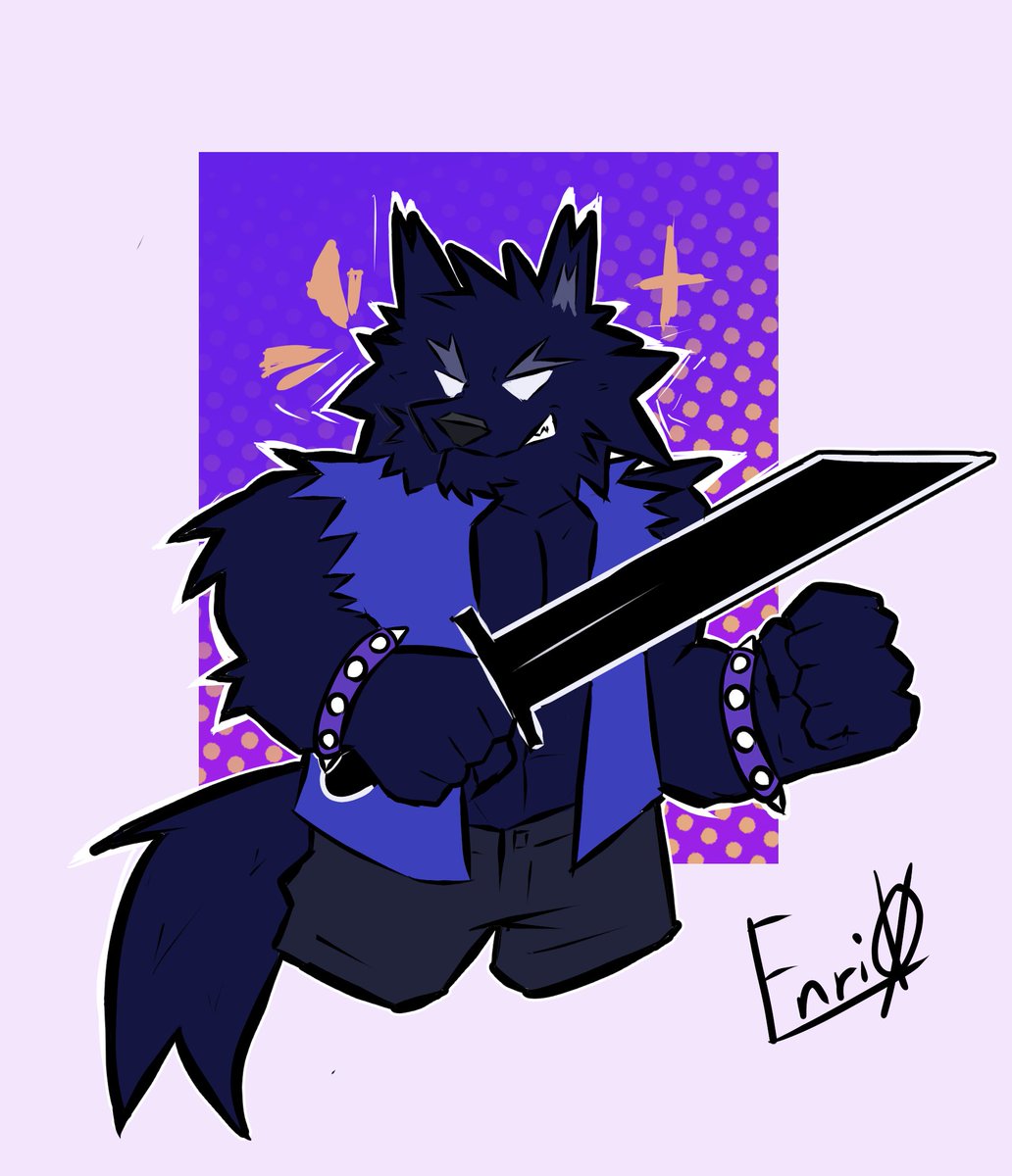 Garö the wolf <a href="/LRick152/">Lord Wolf (COMMISSIONS OPEN/アートコミッション開催中!)</a> #Furry #furryartwork #dibujodigital #digitalart #wolf