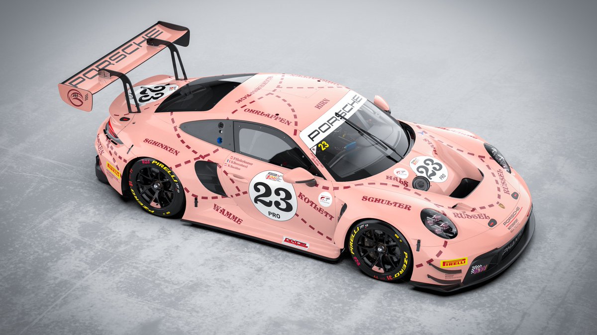 IntercontGTC's tweet image. Pink Pig! 🐷 Phantom's throwing it back to 1971 at #Suzuka1000km where one of Porsche's most iconic designs adorns a GT3 car for the first time.

Klaus Bachler, Dorian Boccolacci and Patric Niederhauser share the livery originally made famous by the 917/20 and reprised by 2018's…