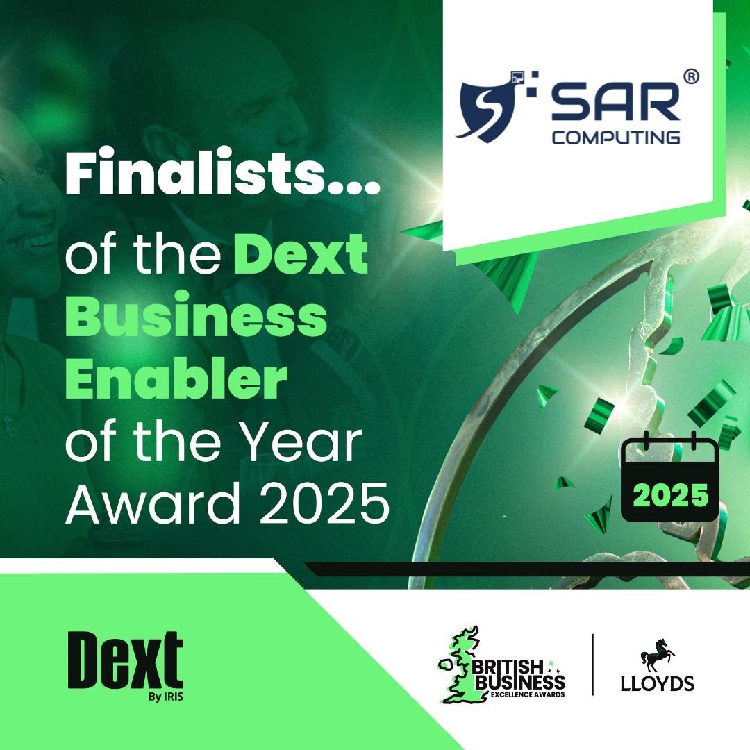 sarcomputing's tweet image. SAR Computing is a Finalist at the 2025 British Business Excellence Awards -
In 2 categories:
🏆 Dext Business Enabler of the Year
🏆 Customer Loyalty Award
Huge thanks to our clients, partners & team
#sarcomputing #BritishBusinessExcellenceAwards #TechWithPurpose