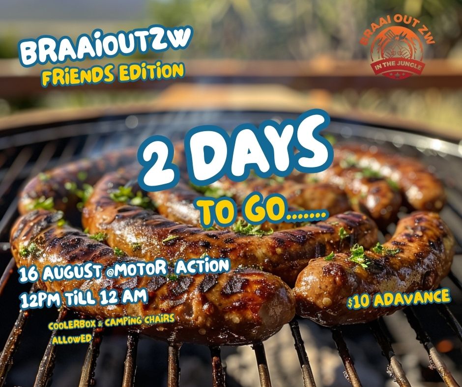 2 DAYS TO GO....

ARE YOU AND YOUR FRIENDS  READY TO BRAAI AND PARTY 

#braaioutfriendsedition