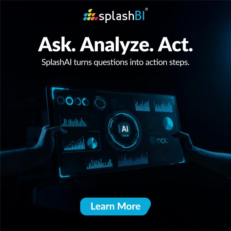 SplashBI's tweet image. From headcount to DEI goals, turnover to region trends- SplashAI connects to Oracle HCM and delivers clean insights, instantly.
Learn More- bit.ly/3U4wsTa
#SplashAI #PeopleAnalytics #FinanceReporting #HRTech #EnterpriseAI