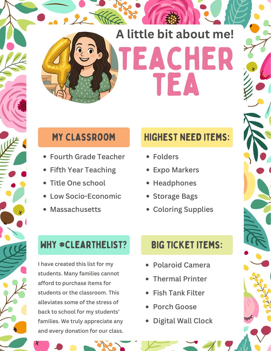 💤😴NIGHTTIME NEEDS ✏️📓
The day is over, but the needs aren’t!
#Teachersof𝕏- if you still have items on your #amazonwishlist

Drop your Amazon classroom wishlist below &amp; repost! Light up the night by clearing as many items as we can. #clearthelist

🤞🏻❤️amazon.com/hz/wishlist/ls…