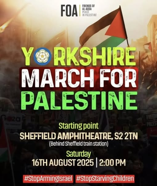Hillsborough Green Party (@hillsborogreens) on Twitter photo "We are demanding an end to the ongoing genocide that has killed hundreds of thousands of Palestinians and left children starving." <a href="/SheffieldPSC/">SheffieldPSC</a> <a href="/PSCupdates/">Palestine Solidarity Campaign</a> <a href="/MallinsonToby/">Toby Mallinson</a> <a href="/ChristineGKCllr/">Christine Gilligan</a> <a href="/Henry_Nottage/">Henry Nottage</a> <a href="/SheffieldGreens/">Sheffield Green Party</a> <a href="/AlexiDimond/">Alexi Dimond (on BlueSky)</a> "We are demanding an end to the ongoing genocide that has killed hundreds of thousands of Palestinians and left children starving." <a href="/SheffieldPSC/">SheffieldPSC</a> <a href="/PSCupdates/">Palestine Solidarity Campaign</a> <a href="/MallinsonToby/">Toby Mallinson</a> <a href="/ChristineGKCllr/">Christine Gilligan</a> <a href="/Henry_Nottage/">Henry Nottage</a> <a href="/SheffieldGreens/">Sheffield Green Party</a> <a href="/AlexiDimond/">Alexi Dimond (on BlueSky)</a>