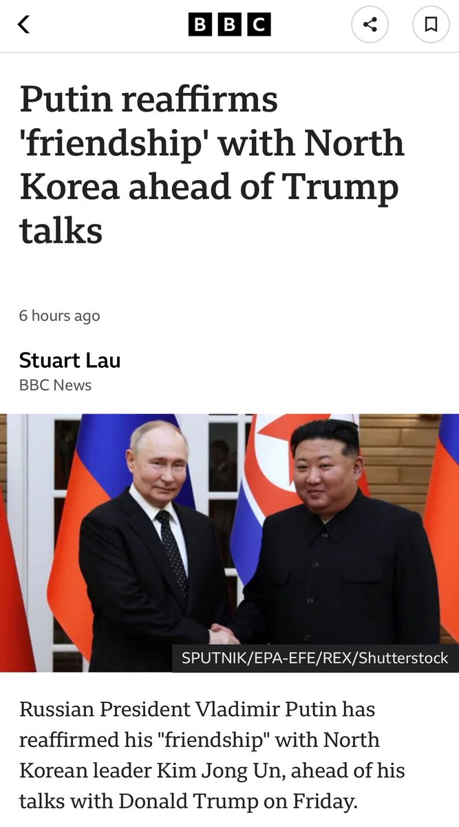 SariArhoHavren's tweet image. Two different styles for preparing to meet one another. 

In addition to reaffirming North Korea's support, Putin talked with Xi Jinping before agreeing to meet with Trump. #Alliances