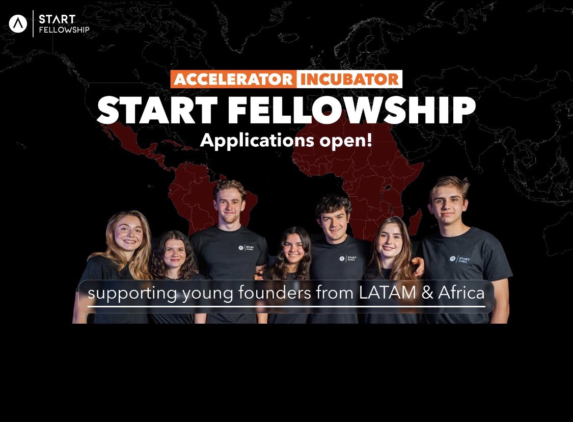 All Things Ventures (@all_thingsvc) on Twitter photo π Young founders from Latin America & Africa β this is your shot!
π START Fellowship by <a href="/START_Global/">START Global</a> is open:
πΉ Accelerator (MVP) β 3 months in Switzerland, up to 60k CHF equity-free
πΉ Incubator (No MVP) β 7 weeks online
Apply now π startglobal.org/start-fellowshβ¦ π Young founders from Latin America & Africa β this is your shot!
π START Fellowship by <a href="/START_Global/">START Global</a> is open:
πΉ Accelerator (MVP) β 3 months in Switzerland, up to 60k CHF equity-free
πΉ Incubator (No MVP) β 7 weeks online
Apply now π startglobal.org/start-fellowshβ¦