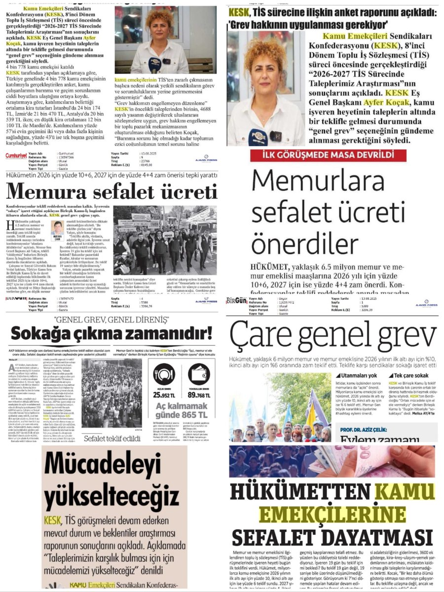 İktidar-Yandaş İşbirliğine karşı ÇSGB Önünden Seslendik! Genel Grev! Genel Direniş!
kesk.org.tr/2025/08/13/ikt…