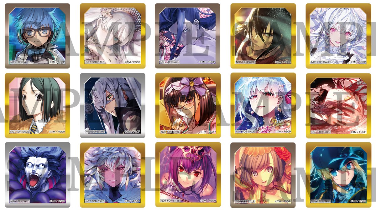 fgo 最終再臨展　特典　ステッカーセット　レディアヴァロン　プロトマーリン fgo 最終再臨展 特典 ステッカーセット レディアヴァロン プロト