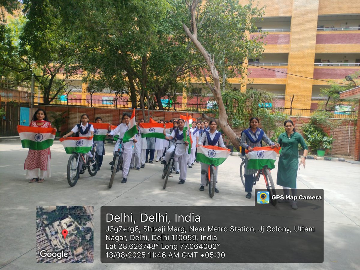 ggsss_no's tweet photo. "Har Ghar Tiranga" Campaign-2025  #HarGharTiranga2025 #TirangaRally https://t.co/lz4z1uUQ1g
