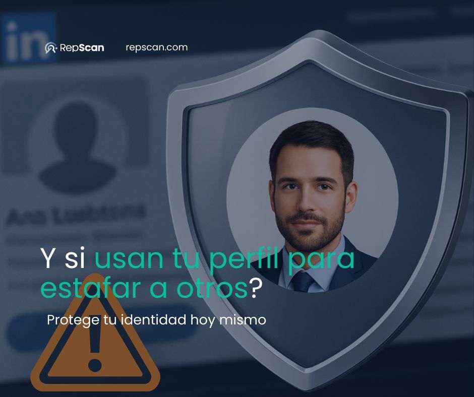 ⚠️ Perfiles falsos en LinkedIn pueden usar tu nombre para estafar.
💔 Daño a tu reputación y credibilidad profesional.
🛡️ En Repscan los detectamos y ayudamos a eliminarlos.
💡 Protégete hoy 👉 repscan.com/es/formulario-…
#FraudeOnline #ReputaciónOnline