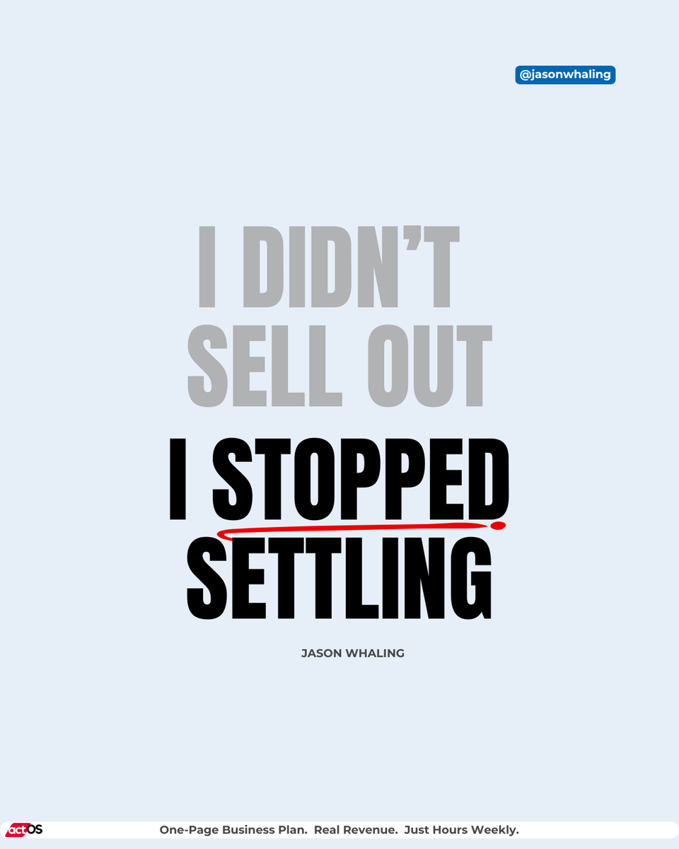 Jason_Whaling's tweet image. I didn’t “sell out” when I switched to an all-in-one platform.
I just stopped settling for chaos.
The perfect stack doesn't exist. 
But a working system? 
That’ll change everything.
💬 What finally convinced you to switch?
#BusinessSystems #CreatorStack #AllInOne…