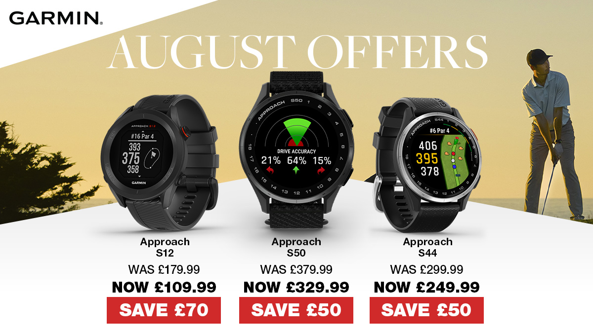Huge savings on these wonderful #GarminGolf GPS watches throughout August!

👉 fg1.uk/173-Q1052519