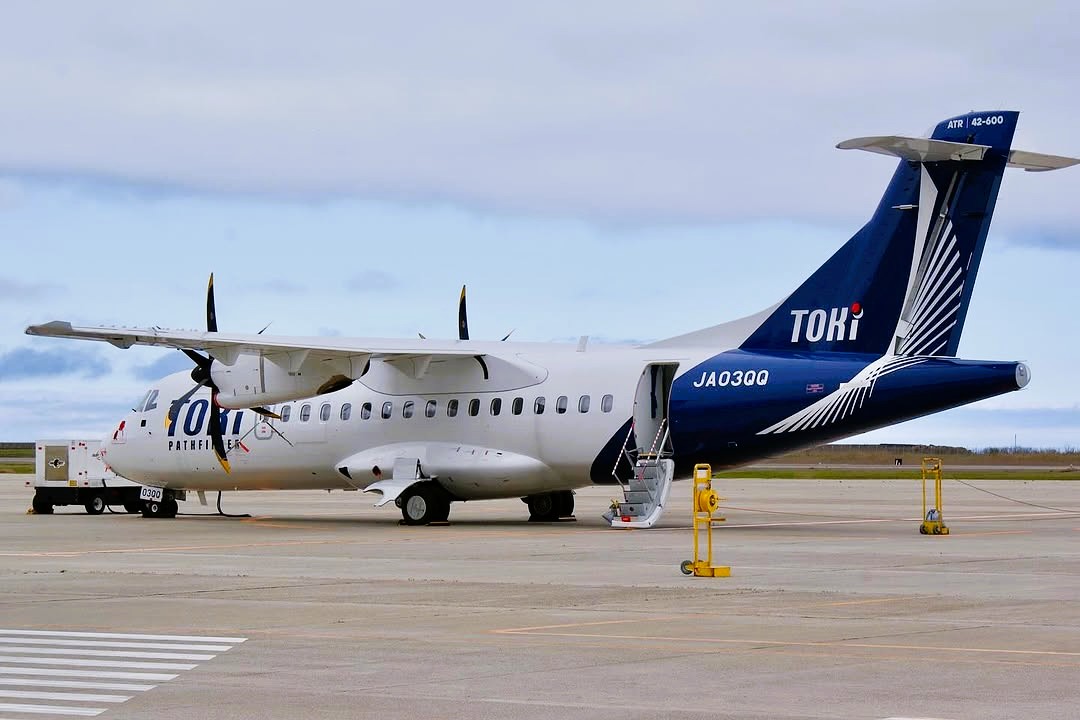 💖トキエア3号機「ATR42-600」💙 ✧ 1・2号機よりコンパクトな46人乗り