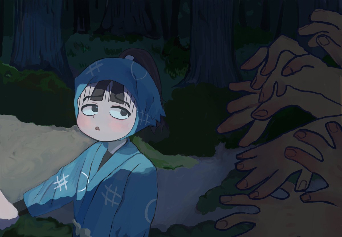 たまに頭身高いの描くよ