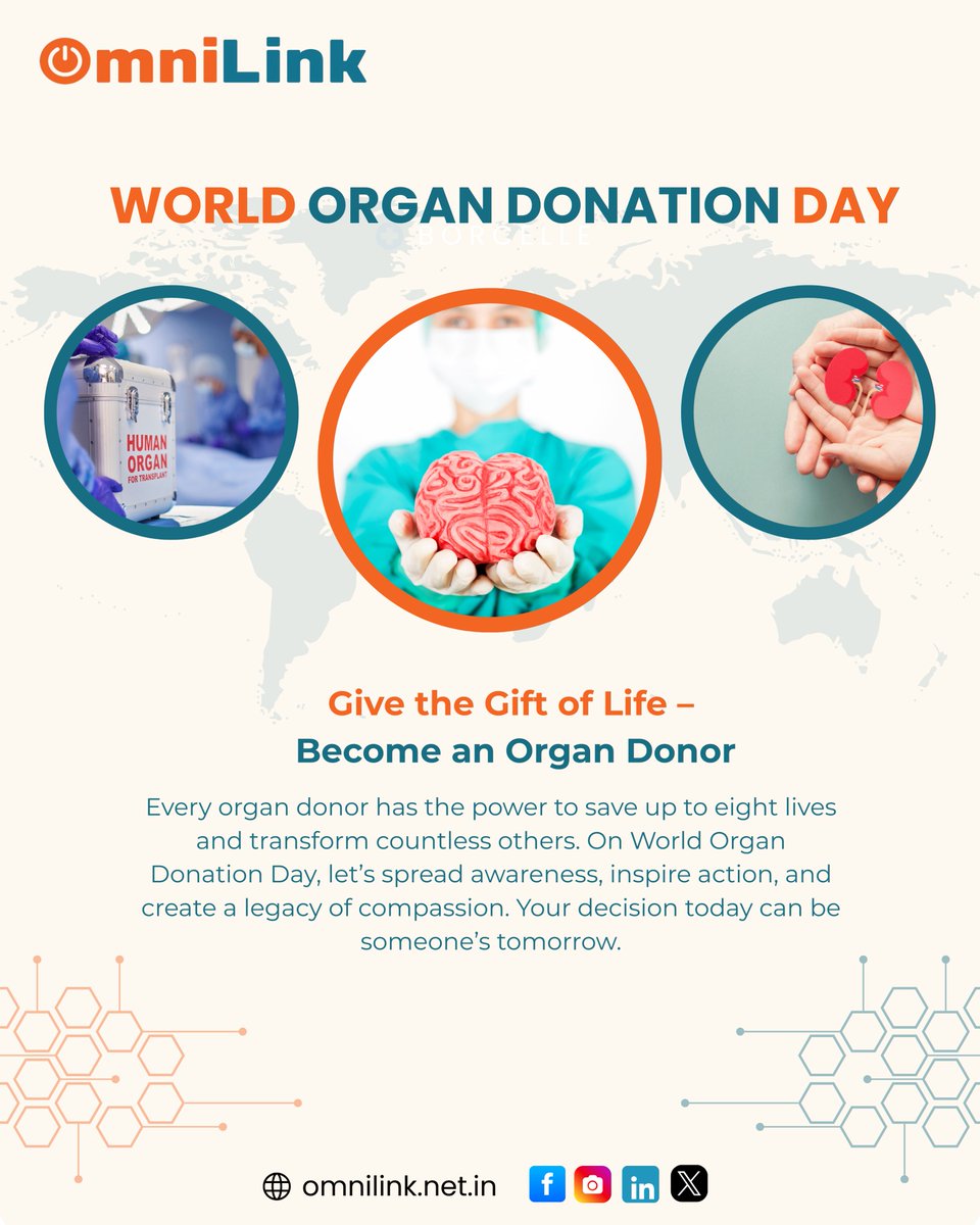 One decision can save up to 8 lives. 💚
On #WorldOrganDonationDay, pledge to be a donor and give the ultimate gift — the gift of life.
#DonateLife  #GiftOfLife #BeAHero #organdonationawareness