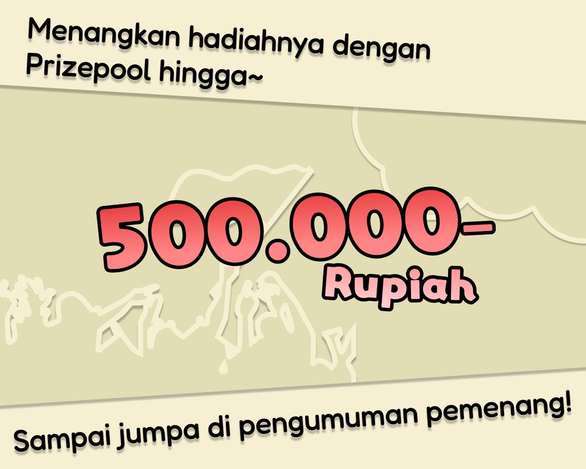 Ayo tunjukkan kreativitasmu di Hari Kemerdekaan ke-80! 🇮🇩
Mari menghias Lapangan bersama dengan kreatifitas yang kamu punya!🎨

💰 Prize Pool: Rp 500.000,-
📅 Submission Deadline: 22 Agustus 2025
📢 Pengumuman: 24 Agustus 2025

📄 Detail &amp; T&amp;C: forms.gle/E7B2ezVMyDfMEB…

Merdeka!🎆