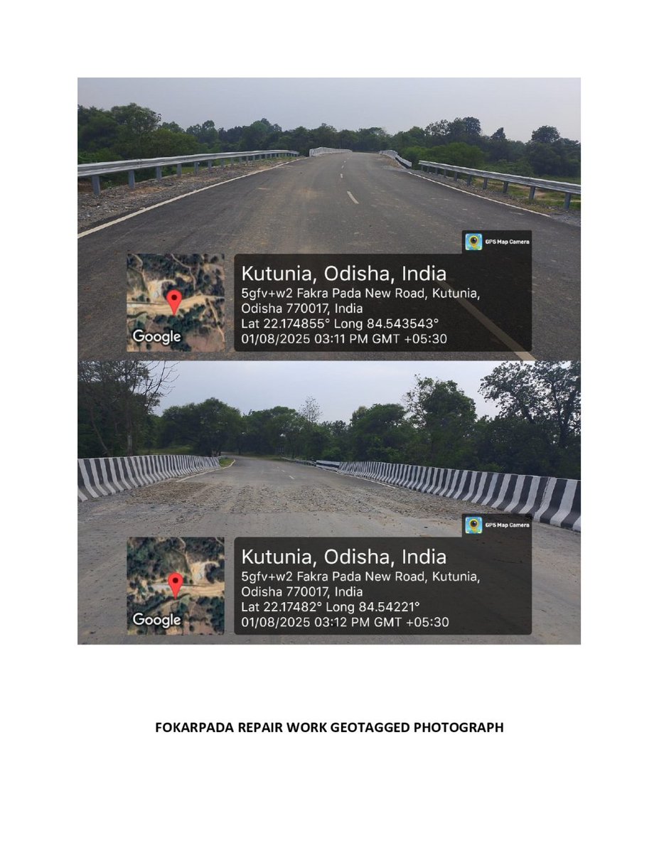 Works Department, Odisha (@pwd_odisha) on Twitter photo <a href="/SurakshyaManch/">SundargarhSurakshyaManch</a> <a href="/CMO_Odisha/">CMO Odisha</a> <a href="/RajgangpurS/">RAJGANGPUR PANCHAYAT SAMITI</a> <a href="/PRDeptOdisha/">Panchayati Raj and Drinking Water Department</a> <a href="/DMSundargarh/">Collector and DM, Sundargarh</a> <a href="/jualoram/">Jual Oram</a> <a href="/BhabaniSBhoi/">Bhabani Shankar Bhoi</a> HL Bridge over Fokarpada Nallah on the Rajgangpur – Kutunia – Dubuku Road has been repaired <a href="/SurakshyaManch/">SundargarhSurakshyaManch</a> <a href="/CMO_Odisha/">CMO Odisha</a> <a href="/RajgangpurS/">RAJGANGPUR PANCHAYAT SAMITI</a> <a href="/PRDeptOdisha/">Panchayati Raj and Drinking Water Department</a> <a href="/DMSundargarh/">Collector and DM, Sundargarh</a> <a href="/jualoram/">Jual Oram</a> <a href="/BhabaniSBhoi/">Bhabani Shankar Bhoi</a> HL Bridge over Fokarpada Nallah on the Rajgangpur – Kutunia – Dubuku Road has been repaired