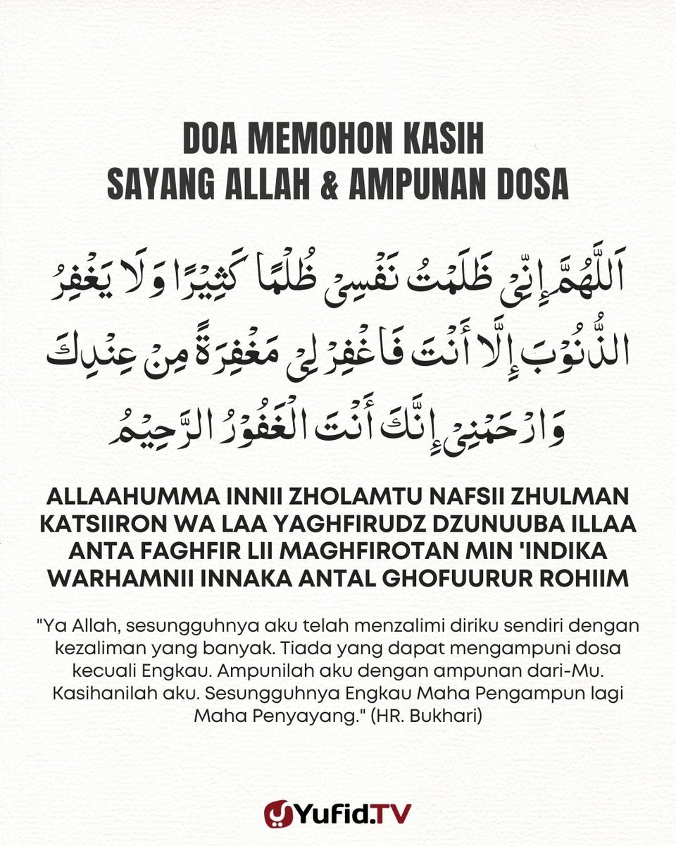 yufid's tweet photo. DOA MEMOHON KASIH SAYANG ALLAH &amp; AMPUNAN DOSA https://t.co/BdjVWeig5P