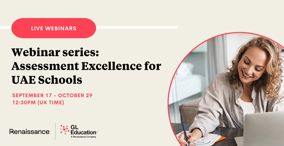 Calling all international schools in the UAE! 

Have You signed up for our webinar series yet, designed to support you with our assessments, helping you meet requirements. 

Themes include SEND, safeguarding, wellbeing and more.

Sign up now: bit.ly/44Q4KPi