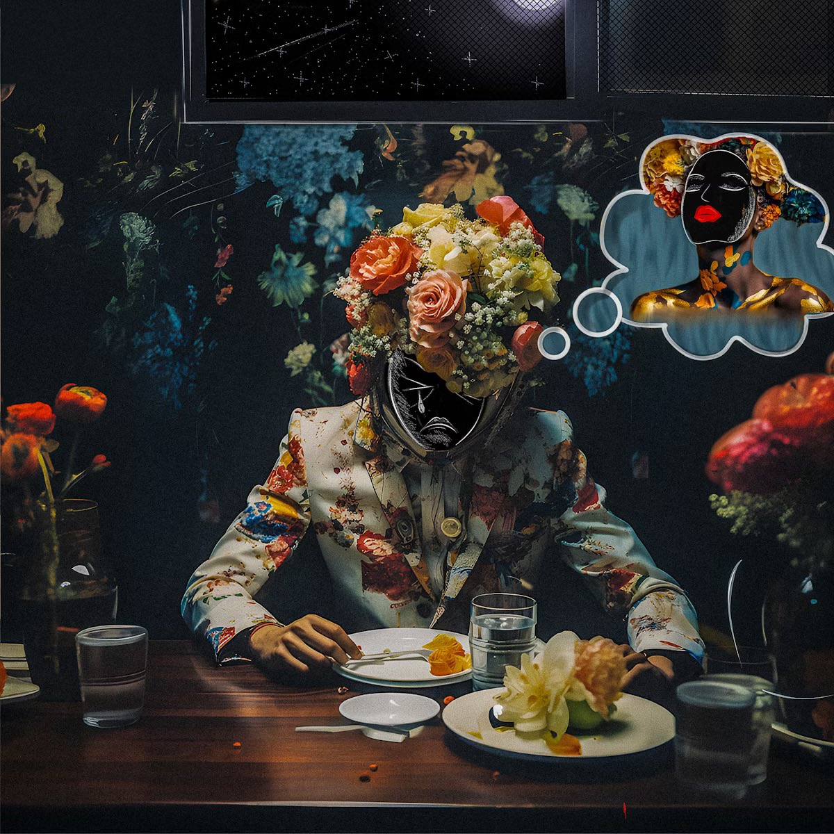 Vulcan studio NFT Eth | Tezos | Sol (@vulcanstudionft) on Twitter photo <a href="/CozomoMedici/">Cozomo de’ Medici</a> <a href="/rollbit/">Rollbit</a> The Lover’s Banquet
A collab with <a href="/Khadee_ize/">KHADEEJAT IZE</a>
In quiet reflection, I sit in silence.
Remembering the essence of your love through the first taste of a cherished meal.
In that moment of silence, I remembered how much I miss you
#ArtTank
foundation.app/mint/eth/0x770… <a href="/CozomoMedici/">Cozomo de’ Medici</a> <a href="/rollbit/">Rollbit</a> The Lover’s Banquet
A collab with <a href="/Khadee_ize/">KHADEEJAT IZE</a>
In quiet reflection, I sit in silence.
Remembering the essence of your love through the first taste of a cherished meal.
In that moment of silence, I remembered how much I miss you
#ArtTank
foundation.app/mint/eth/0x770…